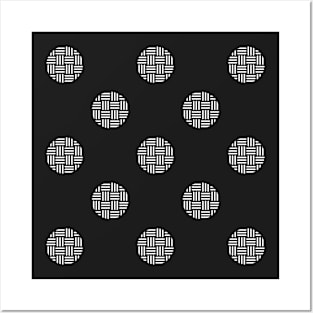 Zen Dot Pattern SANKUZUSHI wall art white/black Posters and Art